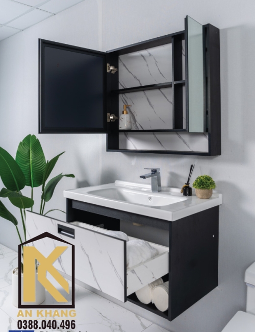 Bộ Tủ Chậu Mowoen D6952