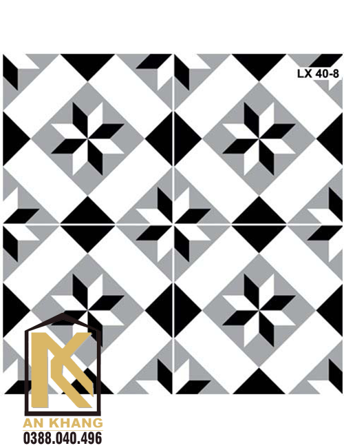 40x40 Gạch Bông LX40-8